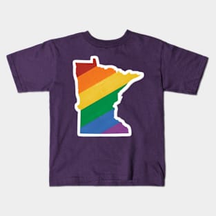 Minnesota State Flag Kids T-Shirt